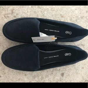 Navy Blue suede loafers by Gap